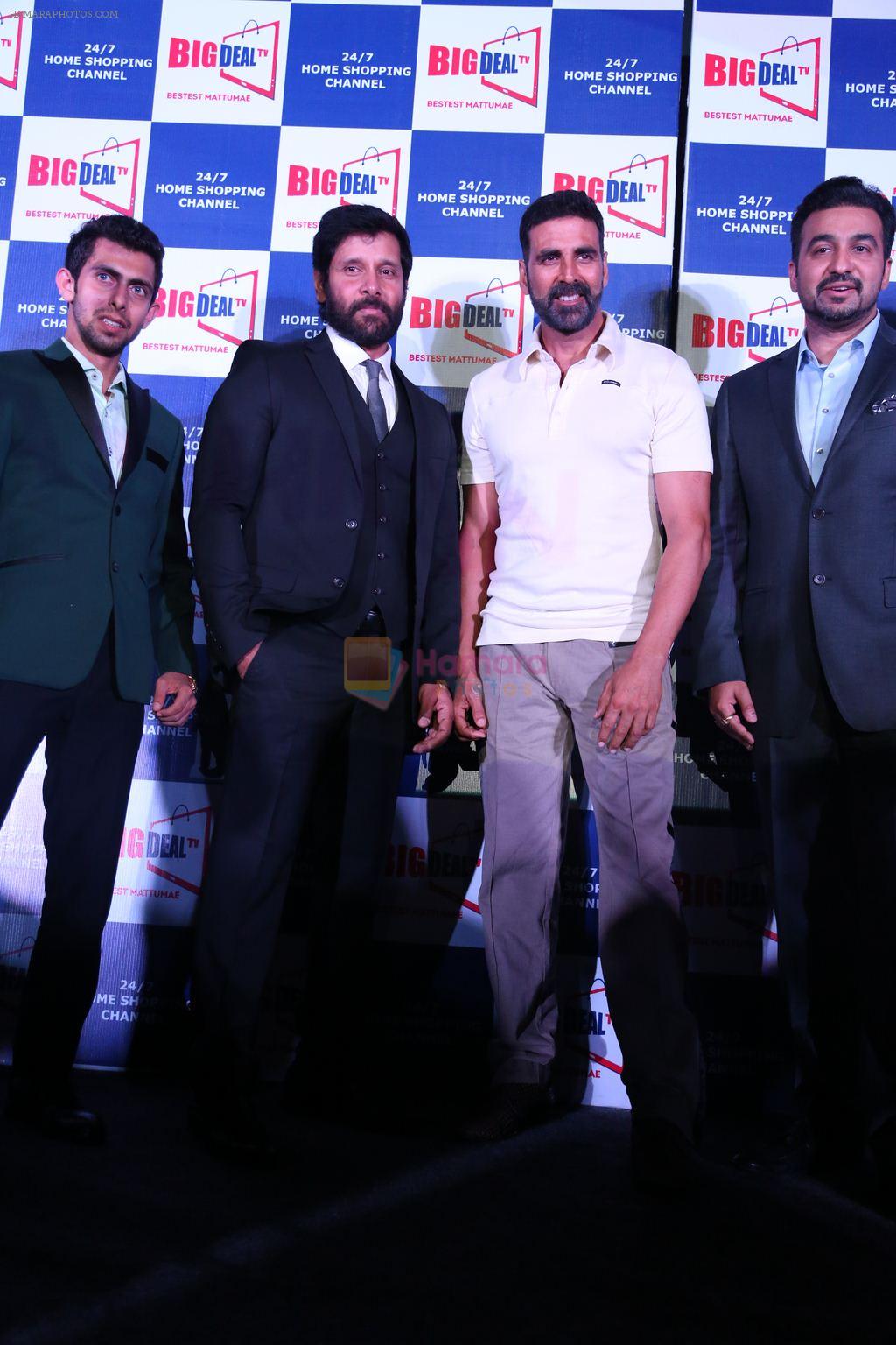 Akshay Kumar, Raj Kundra Raj Kundra at Big Deal TV Launch in Hyderabad